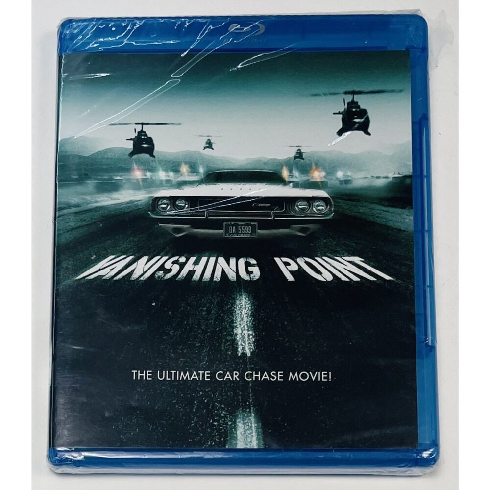 Vanishing Point (Blu-ray, 1971) NIP NEW Rare HTF OOP *Shrink has small tear*